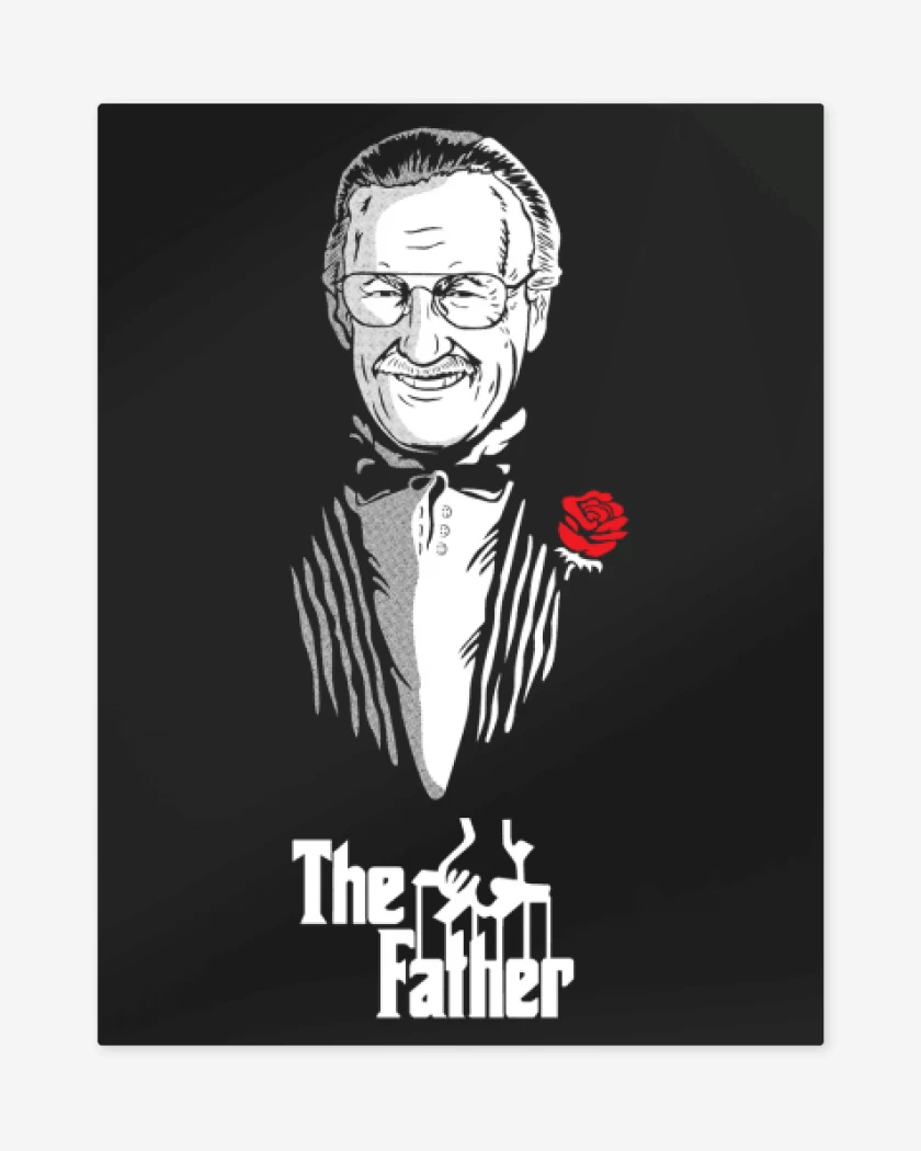 Print metalico Negro de The father