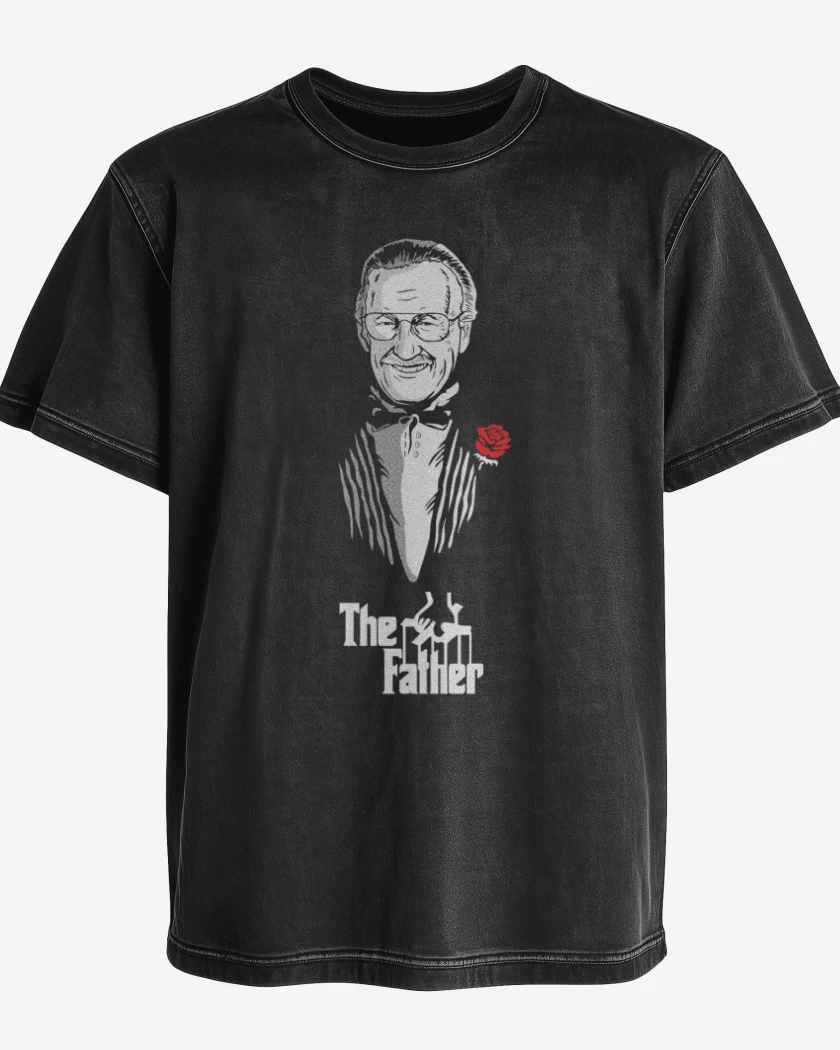 Polera desgastada Negro de The father