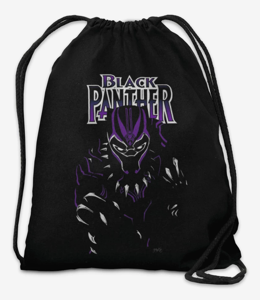 Mochila Negro de Black panther full