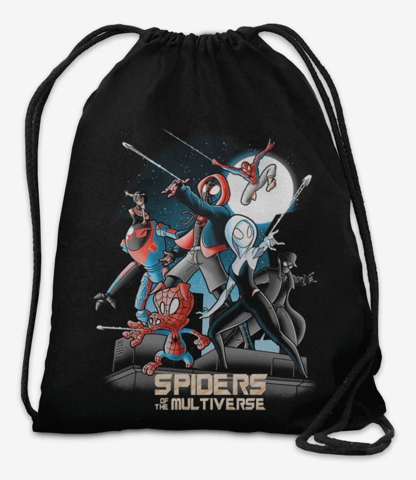 Mochila Negro de Aracnidos