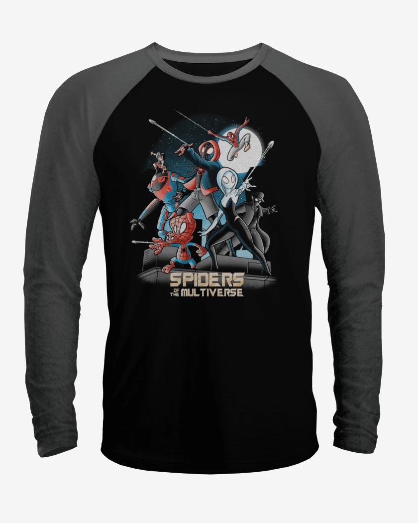 Polera Raglan Aracnidos