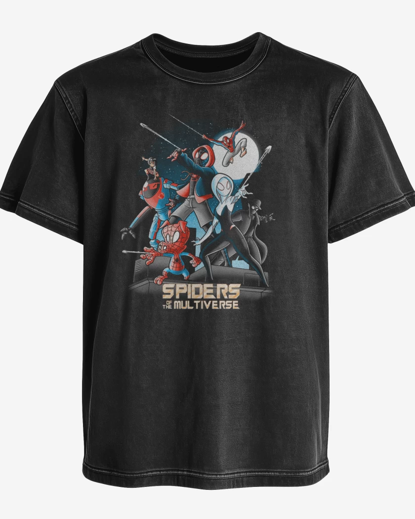 Polera desgastada Aracnidos