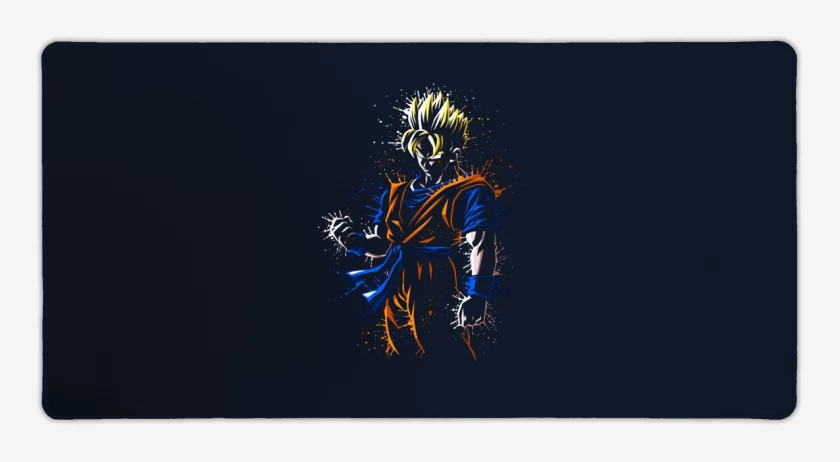 Mouse pad Gamer Azul Marino de Gohan del futuro 