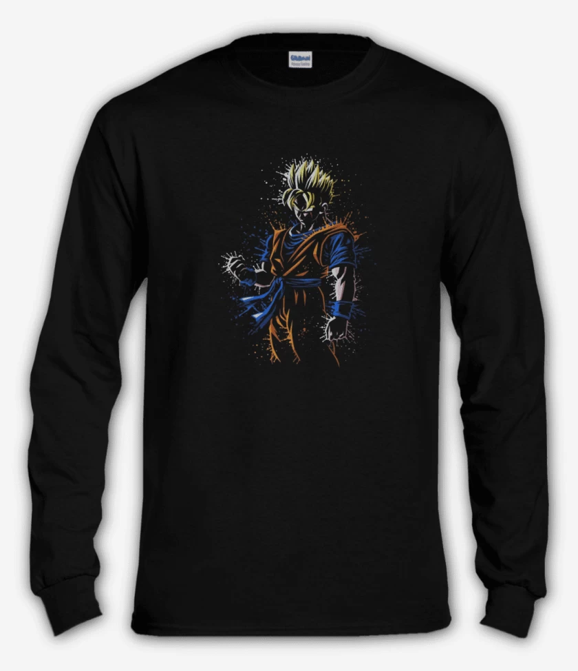Polera manga larga Gohan del futuro 
