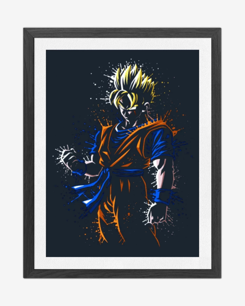 Cuadro decorativo Gohan del futuro 