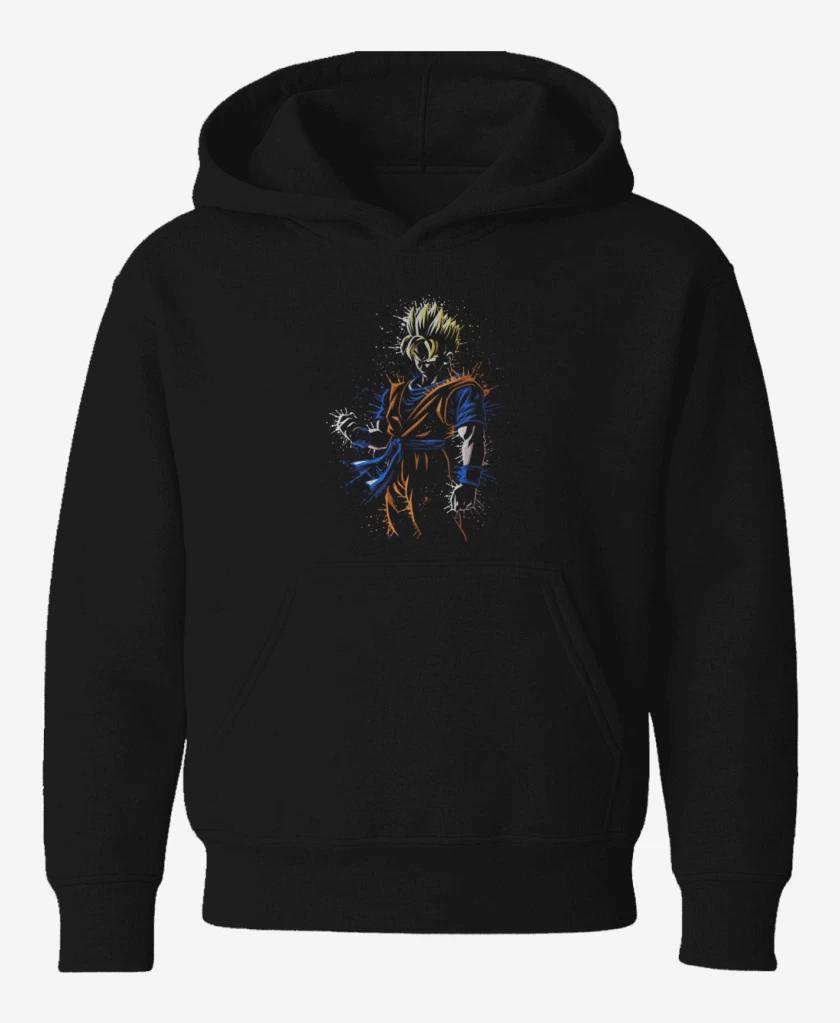 Poleron de niño Negro de Gohan del futuro 