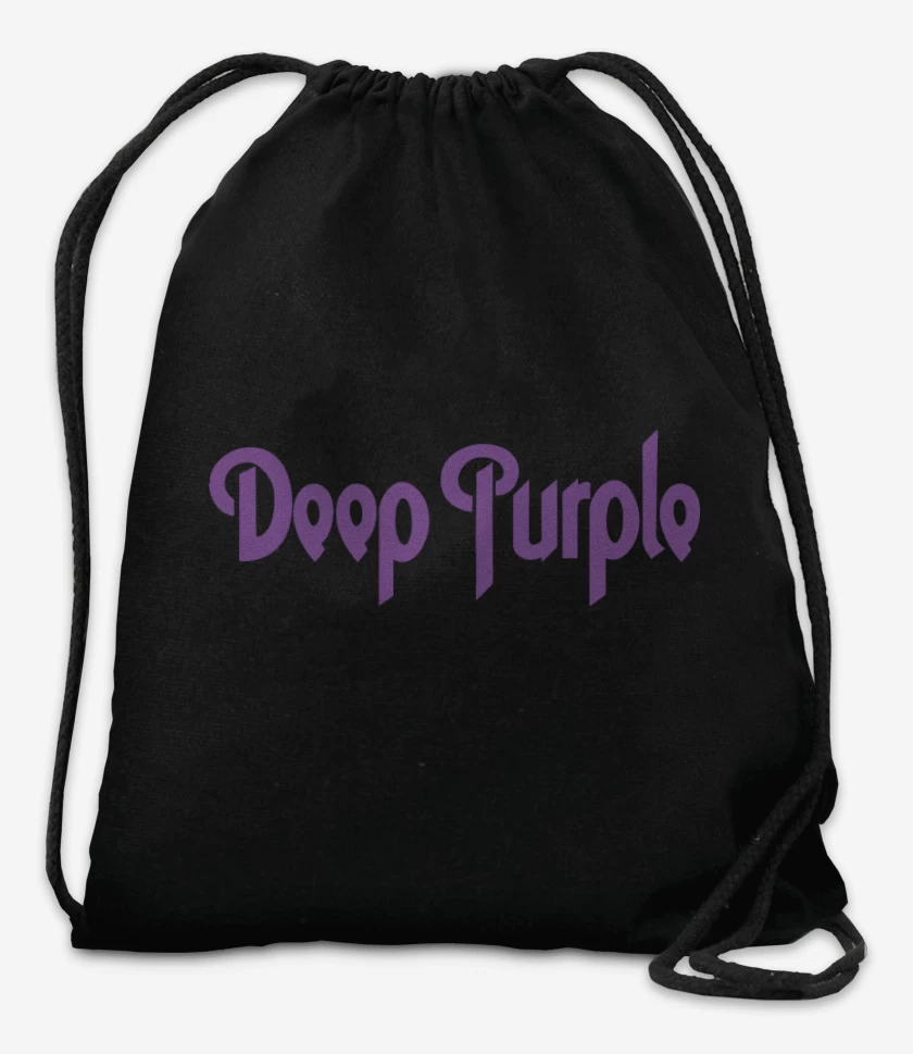 Mochila Negro de Deep Purple - Logo