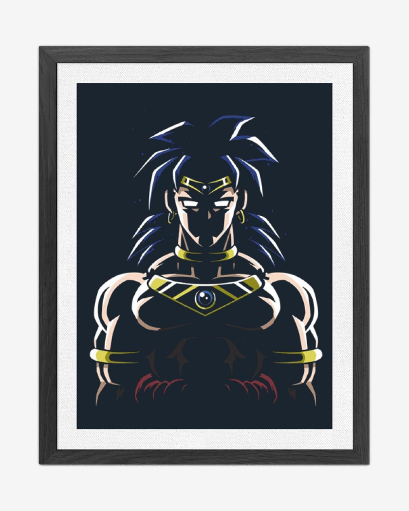 Cuadro decorativo Broly sad 