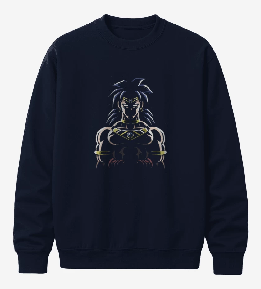 Poleron polo Azul Marino de Broly sad 