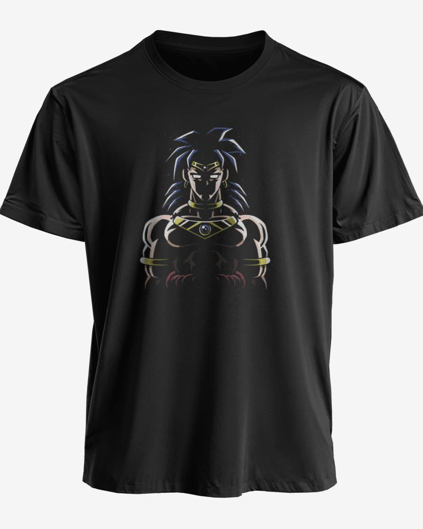 Polera premium Negro de Broly sad 