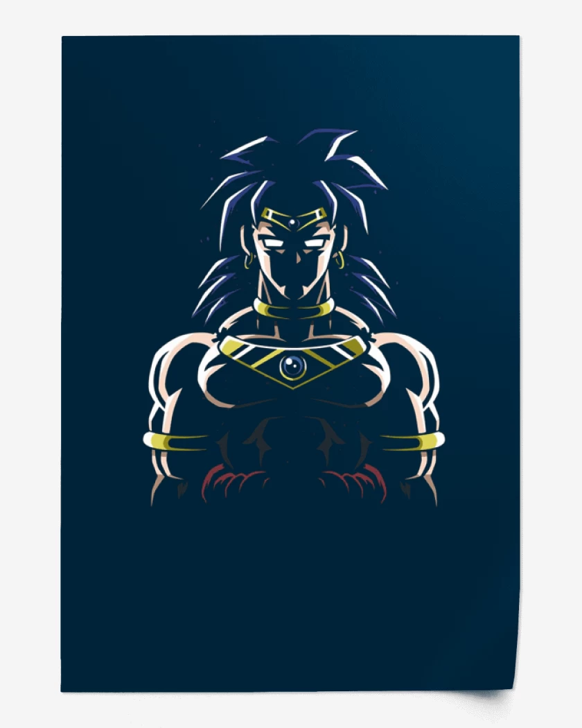 Print Broly sad 