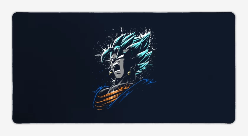 Mouse pad Gamer Azul Marino de super vegeto 