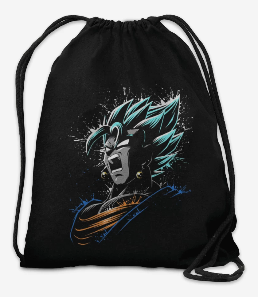 Mochila Negro de super vegeto 