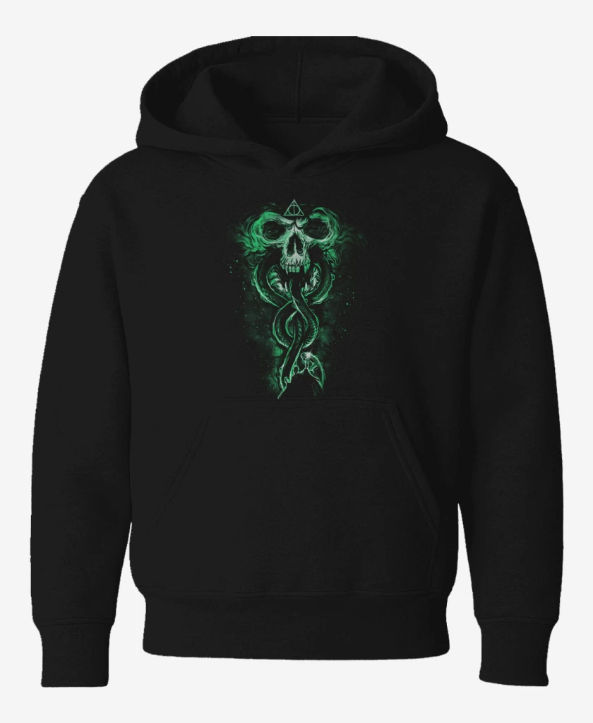 Poleron de niño Negro de Reliquias slythering