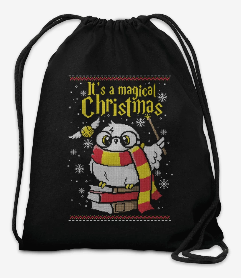 Mochila Negro de Magical christmass