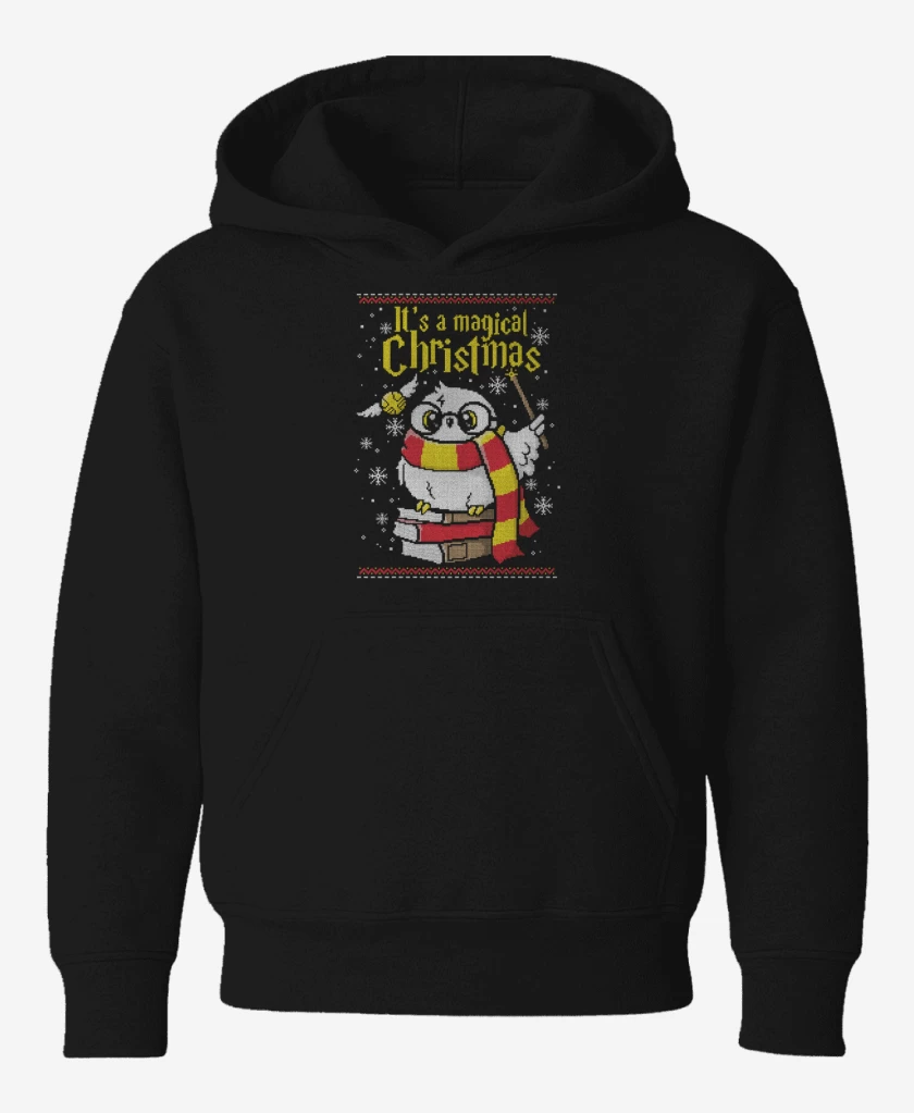 Poleron de niño Negro de Magical christmass