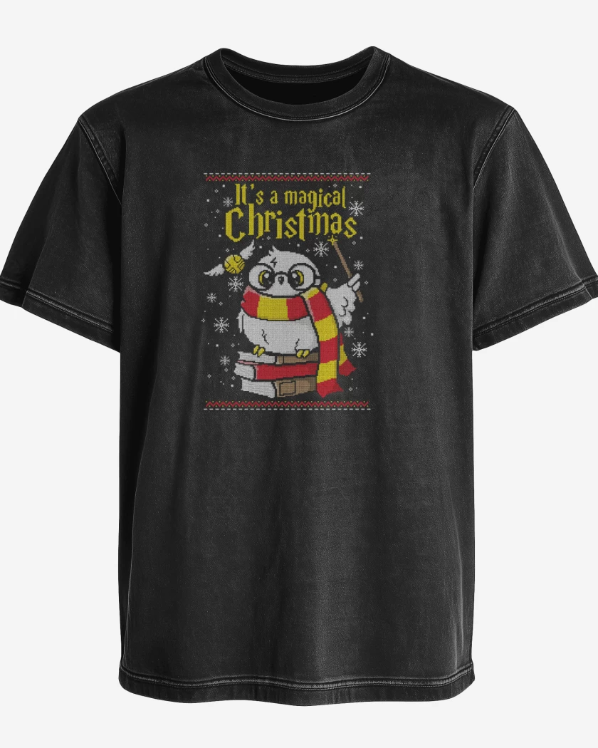 Polera desgastada Magical christmass