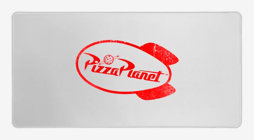 Mouse pad Gamer Pizza planeta