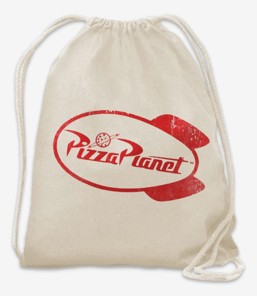 Mochila Blanco de Pizza planeta