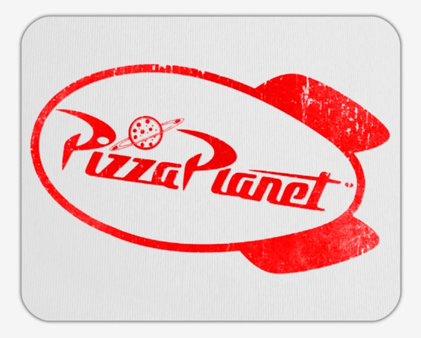 Mousepad Pizza planeta
