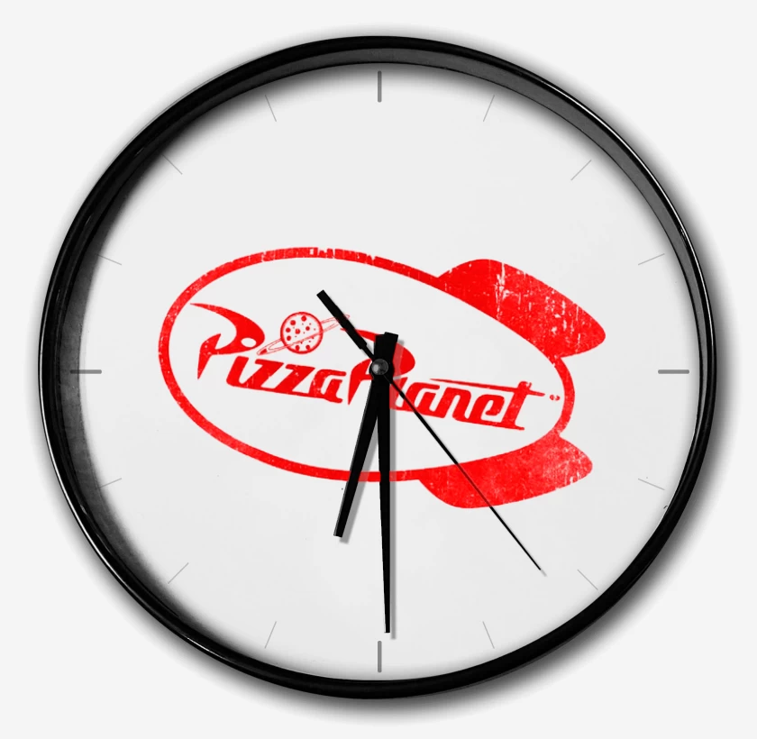 Reloj Pizza planeta