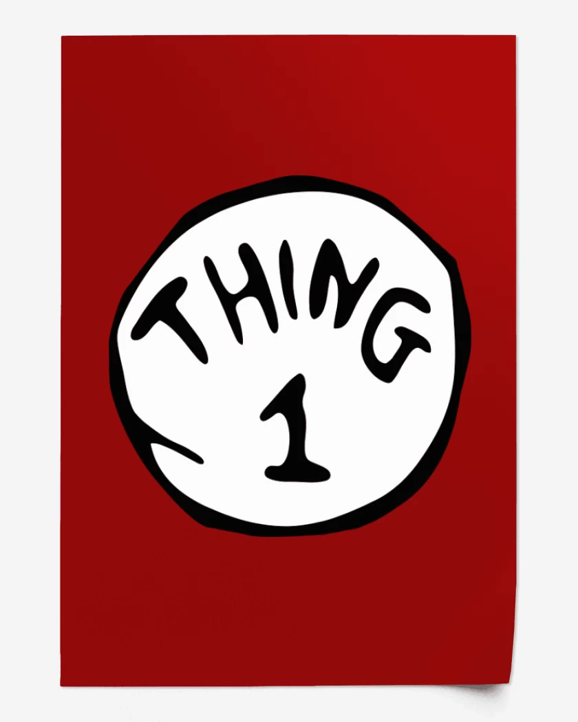Print Rojo de cosa 1