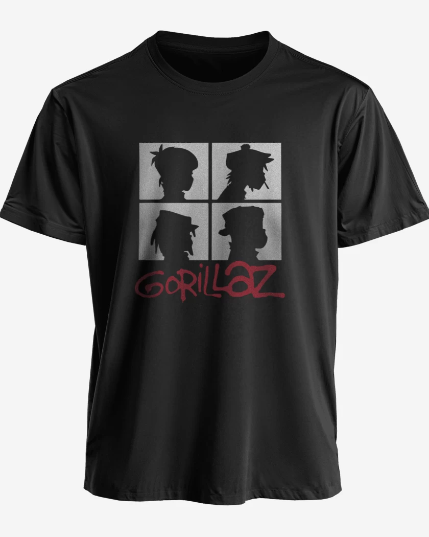 Polera Gorillaz - Demon Days B&W