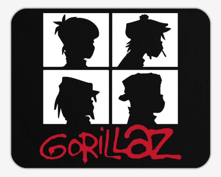 Mousepad Gorillaz - Demon Days B&W