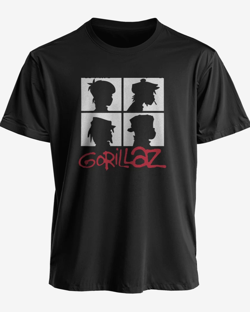 Polera premium Gorillaz - Demon Days B&W