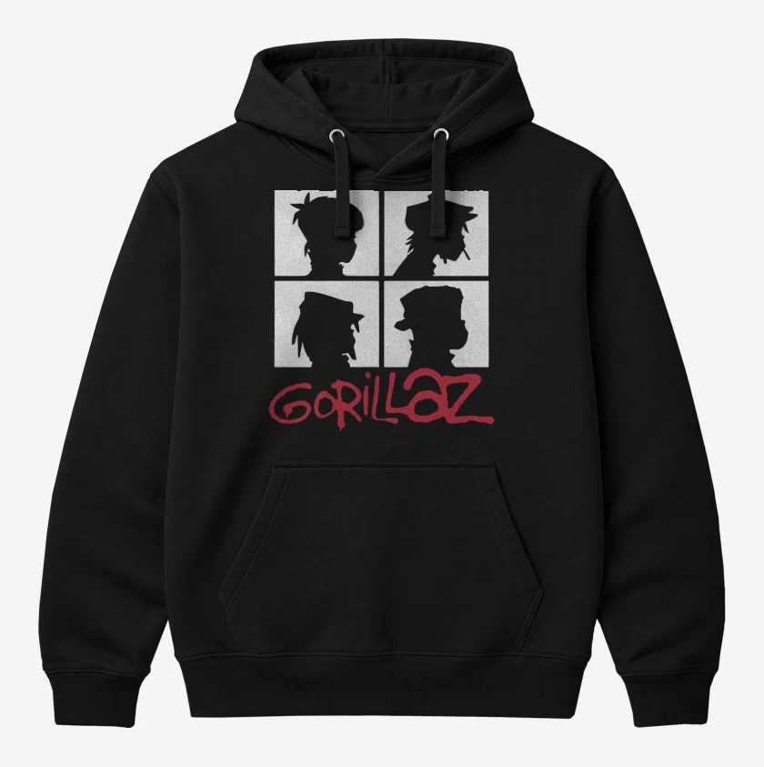 Polerón Canguro Gorillaz - Demon Days B&W