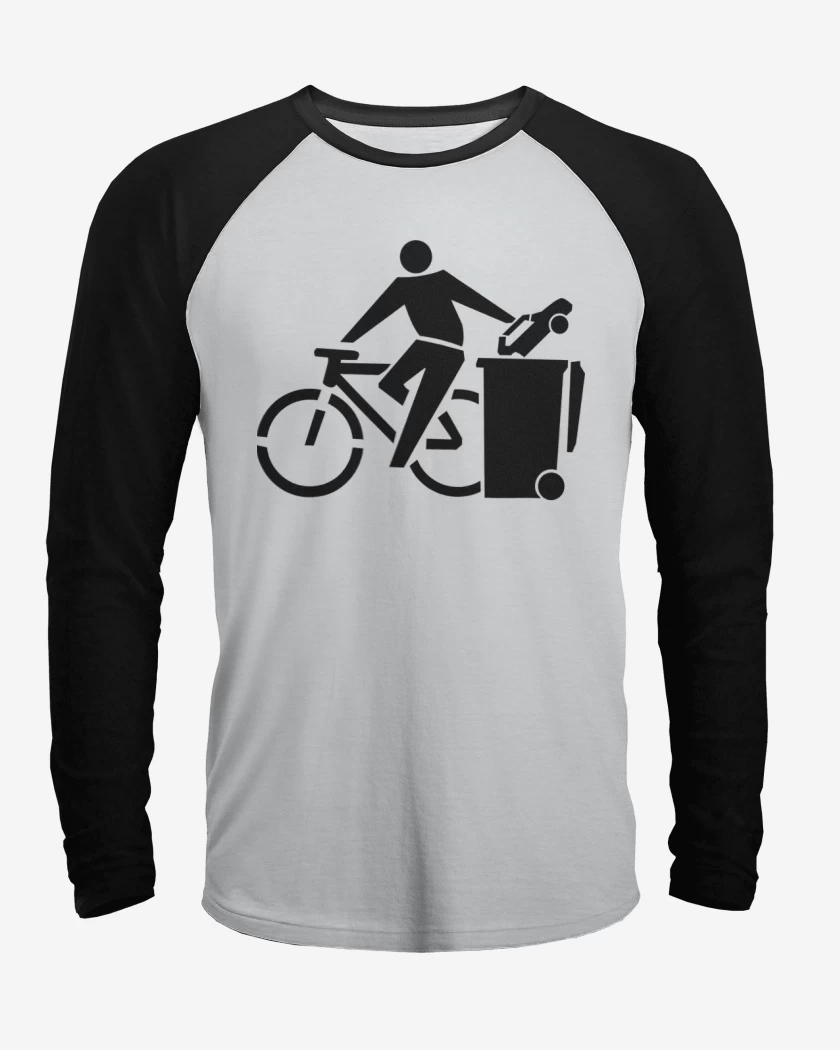 Polera Raglan Auto a la basura 