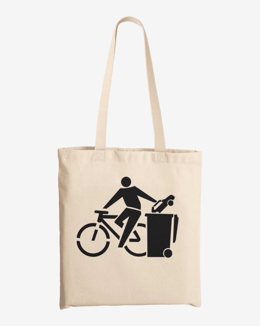 Totebag Auto a la basura 