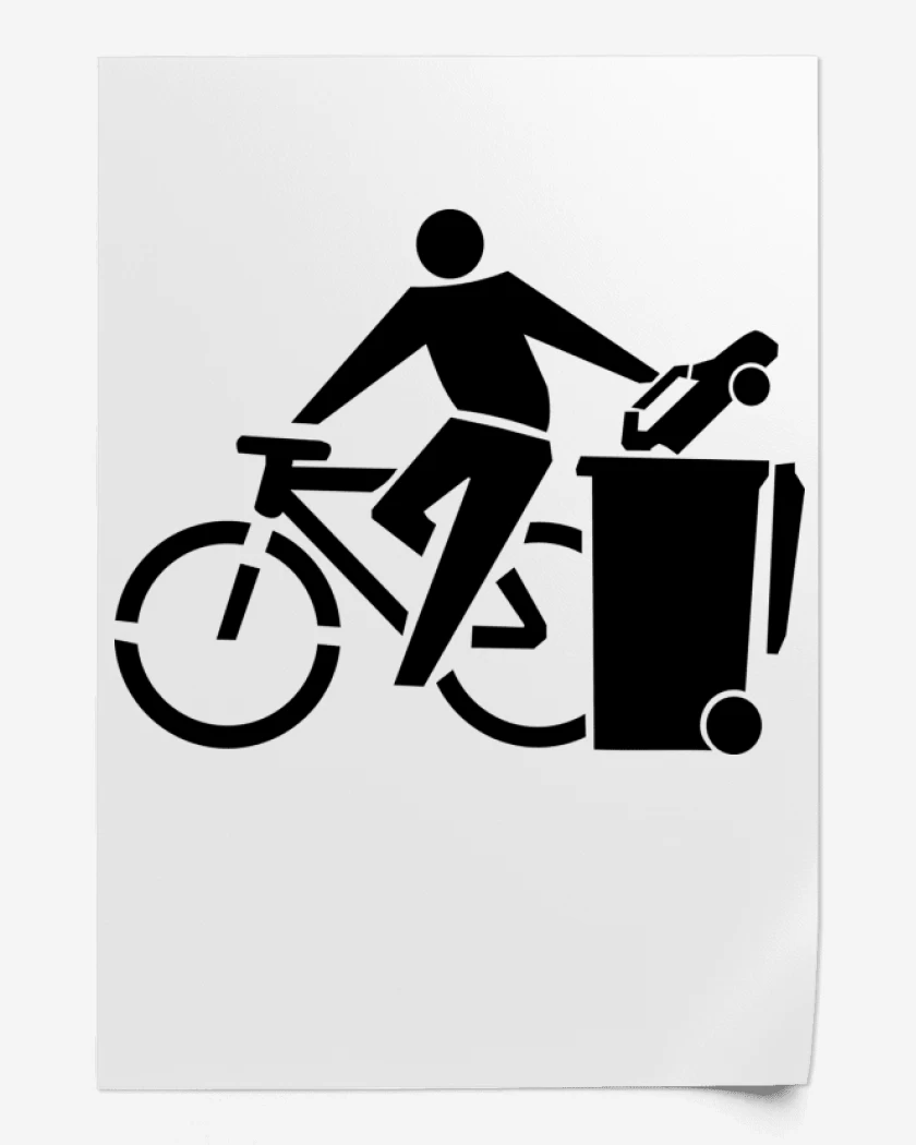 Print Auto a la basura 