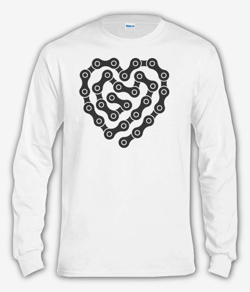 Polera manga larga Blanco de CORAZON CADENA 