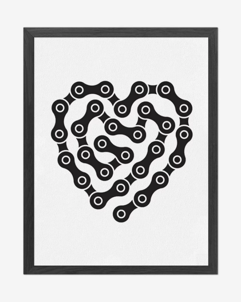 Cuadro decorativo Blanco de CORAZON CADENA 
