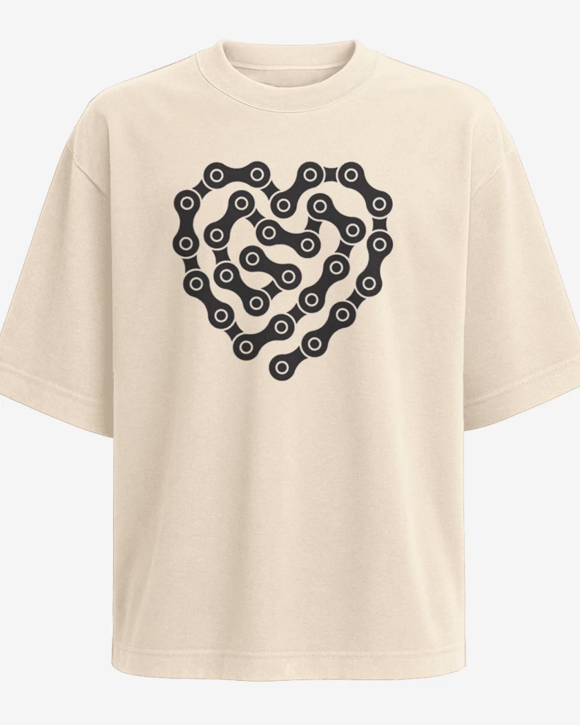 Polera Oversize CORAZON CADENA 