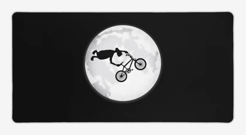 Mouse pad Gamer Negro de E.T. BIKE 
