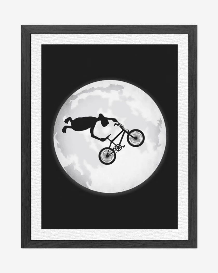 Cuadro decorativo Negro de E.T. BIKE 