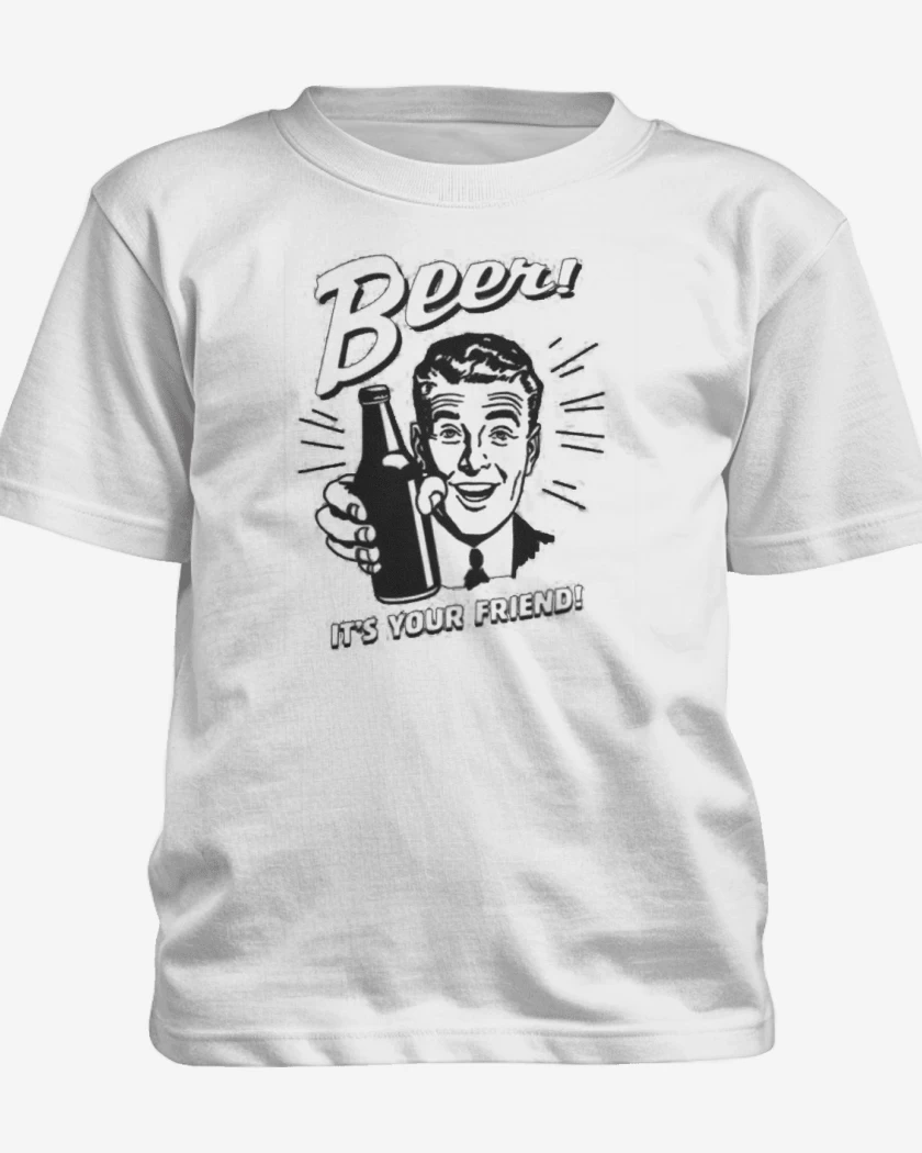 Polera de niño Blanco de CHELA AMIGA 