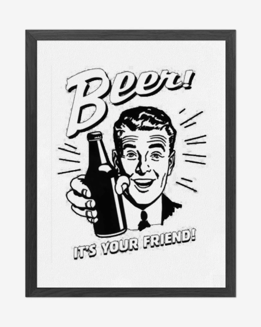 Cuadro decorativo Blanco de CHELA AMIGA 