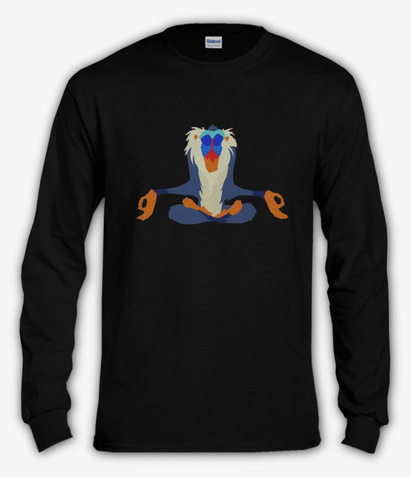 Polera manga larga Negro de Rafiki