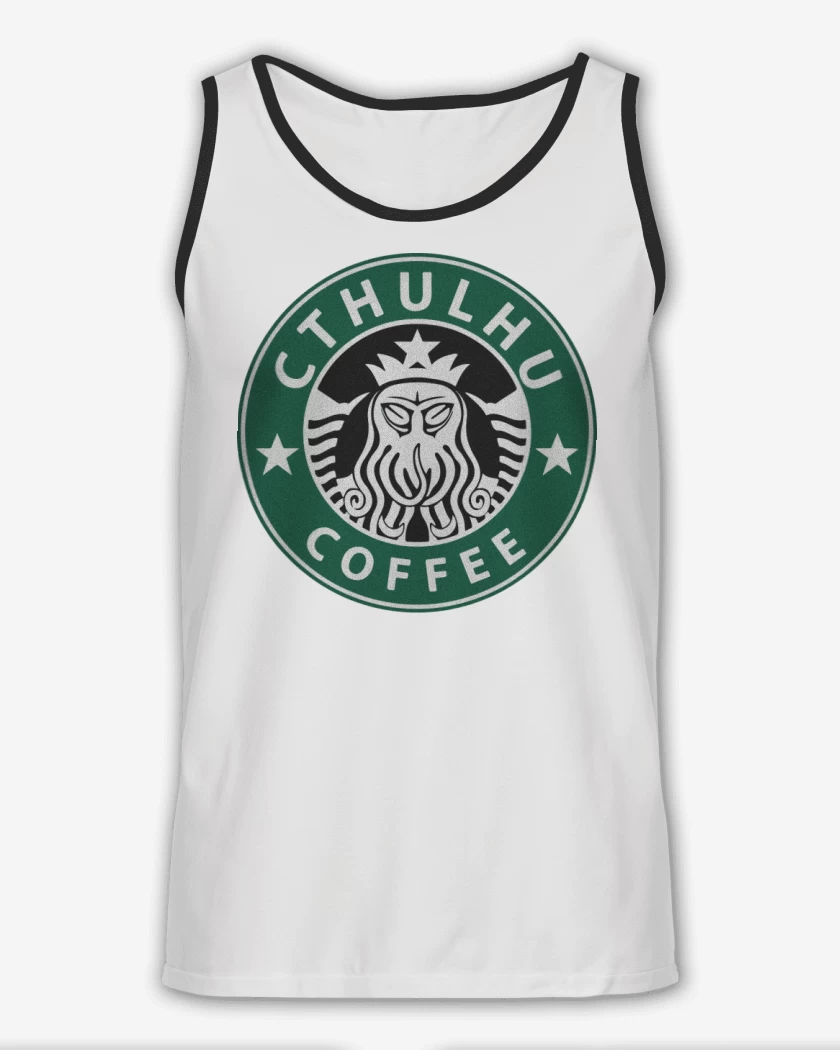 Sudadera Blanco de Cthulhu Coffee