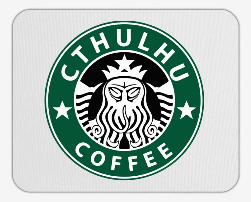 Mousepad Cthulhu Coffee
