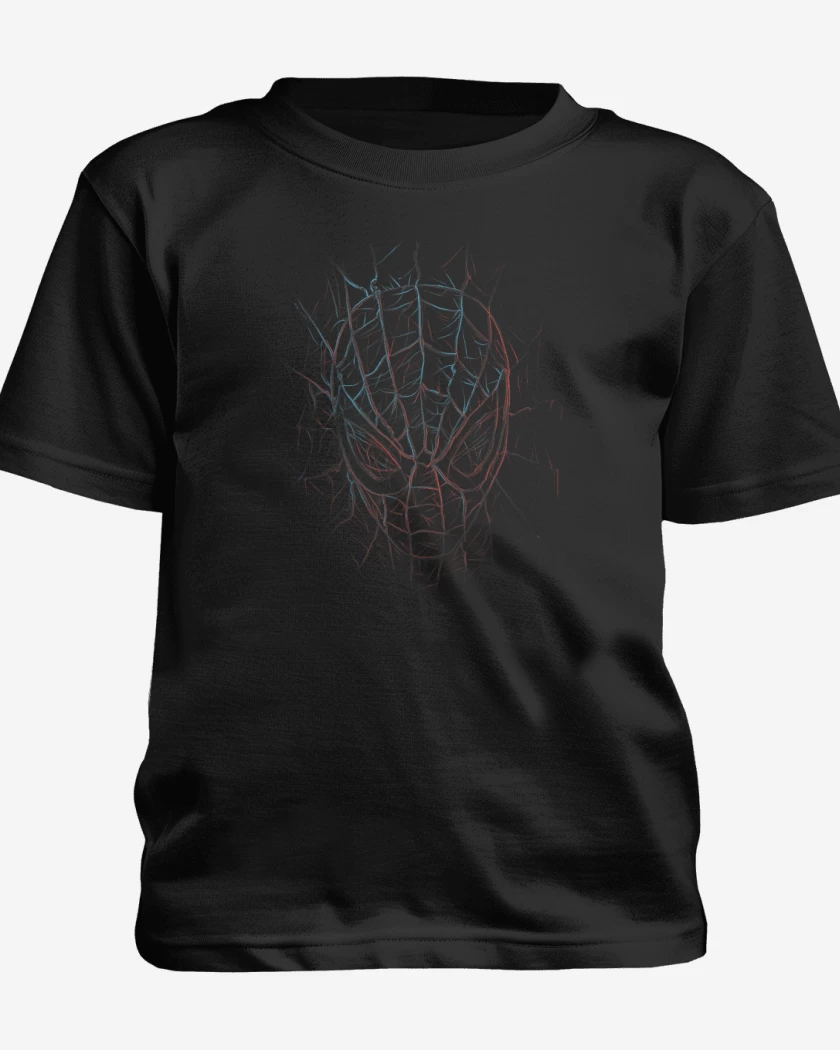 Polera de niño Negro de spider 2