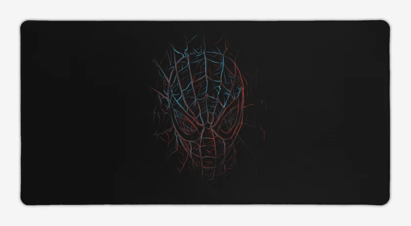 Mouse pad Gamer Negro de spider 2