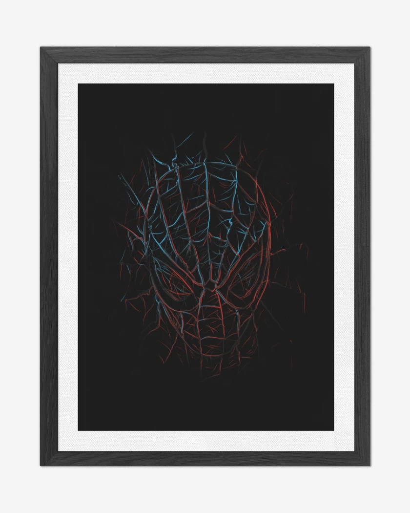 Cuadro decorativo Negro de spider 2