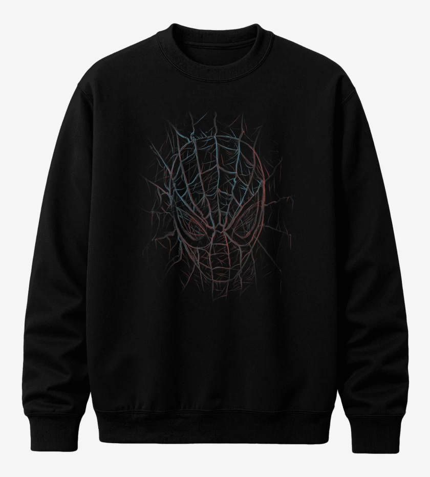 Poleron polo Negro de spider 2