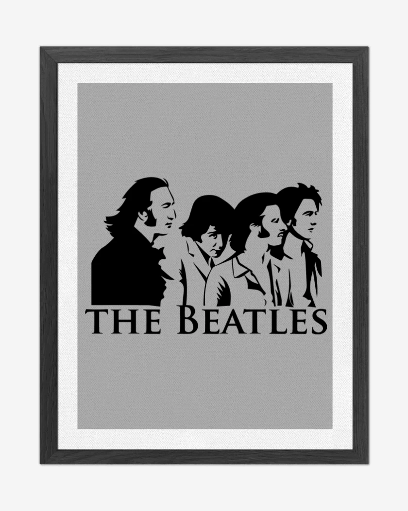 Cuadro decorativo Gris Melange de The Beatles V2