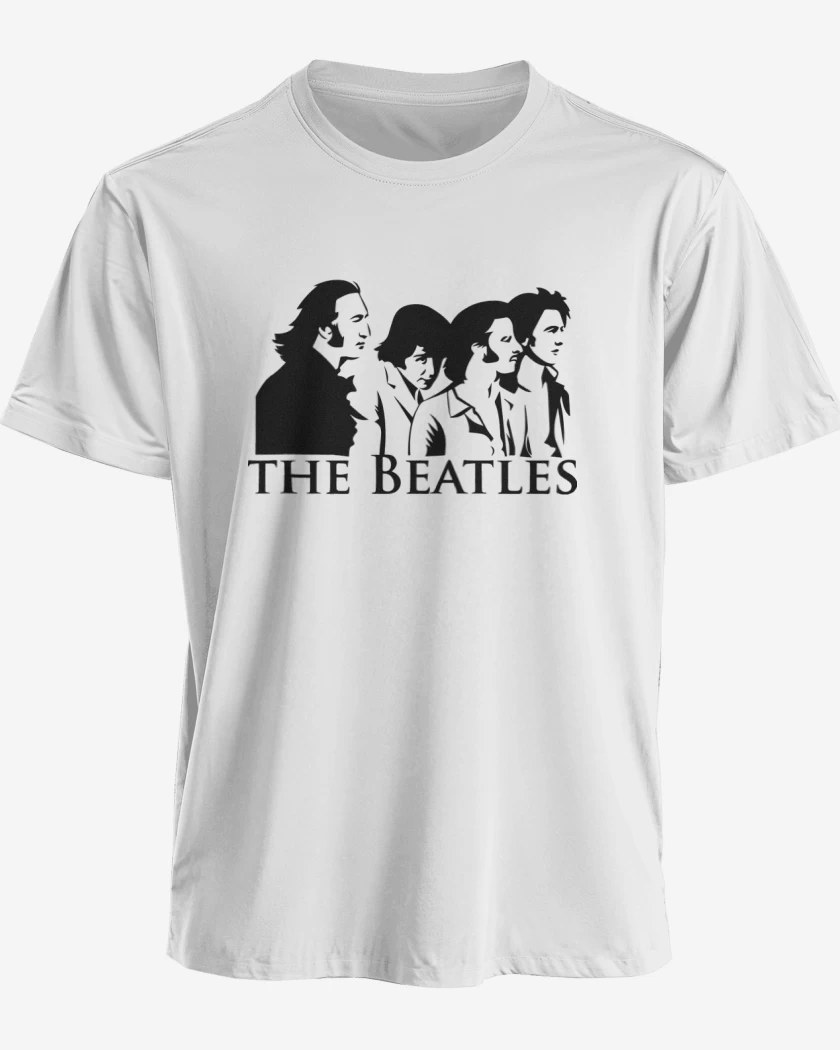 Polera premium Blanco de The Beatles V2