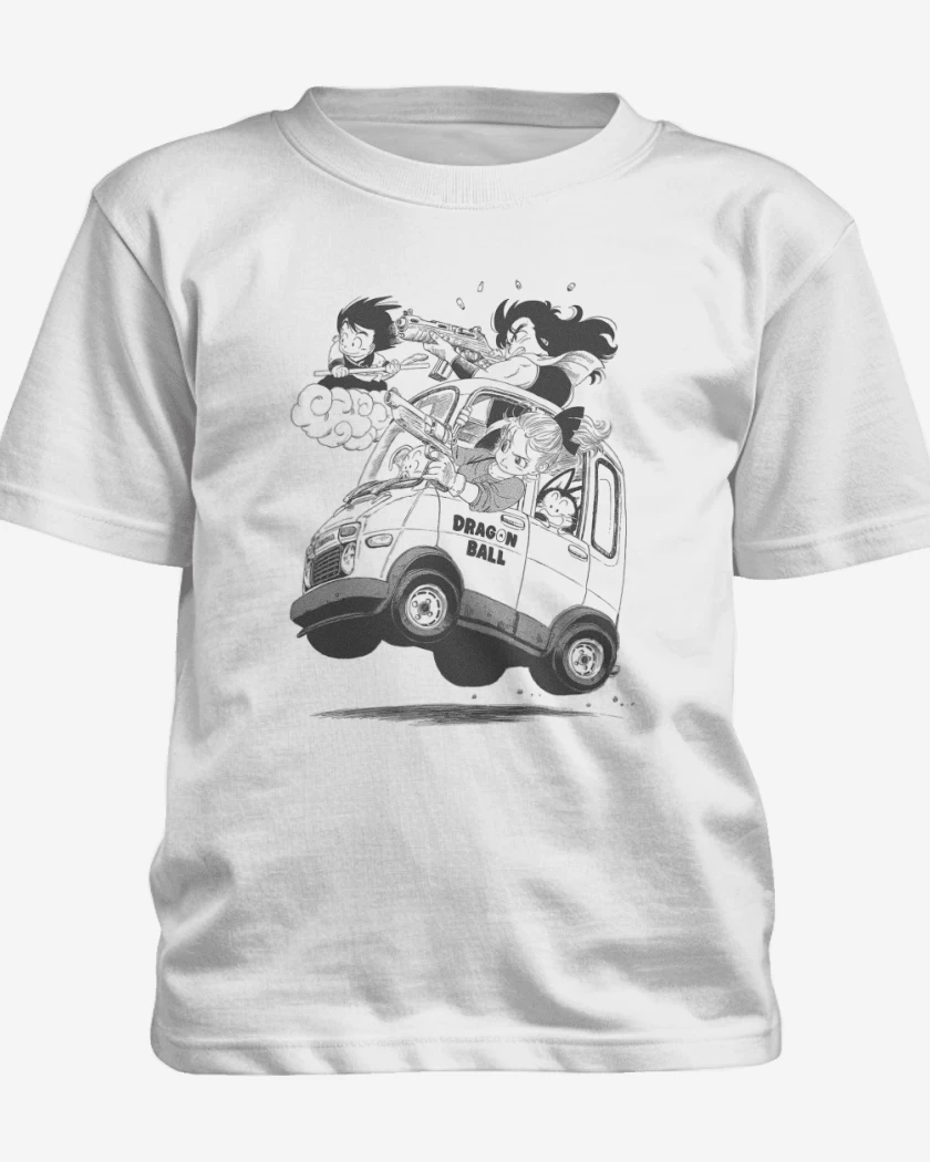 Polera de niño Blanco de Dragon ball 1